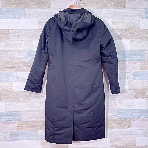 AMERICAN AIRLINES Midi Winter Coat Detachable Liner Black Thinsulate Womens 4R 4 - Picture 4 of 8